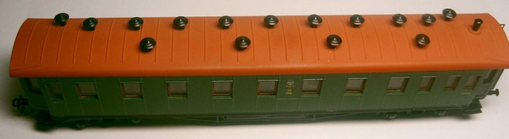Модель пассажирского вагона