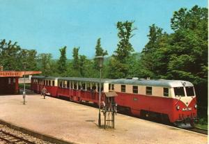 БУДАПЕШТ. Пионерская железная дорога, станция в Хювэшвэльде