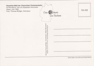 Тепловоз 6003 на парковой железной дороге в Хемнице